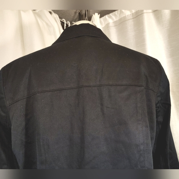 Norton McNaughton Jacket, Women, Black Zip Up, Collar, 3/4 sleeves, Zip Pckts,12 - Picture 8 of 11